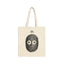 A strange feeling tote bag, black