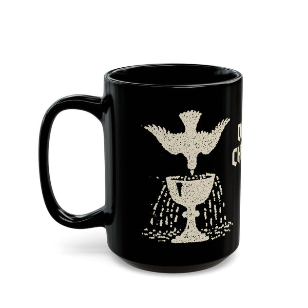 Ace of cups mug, black