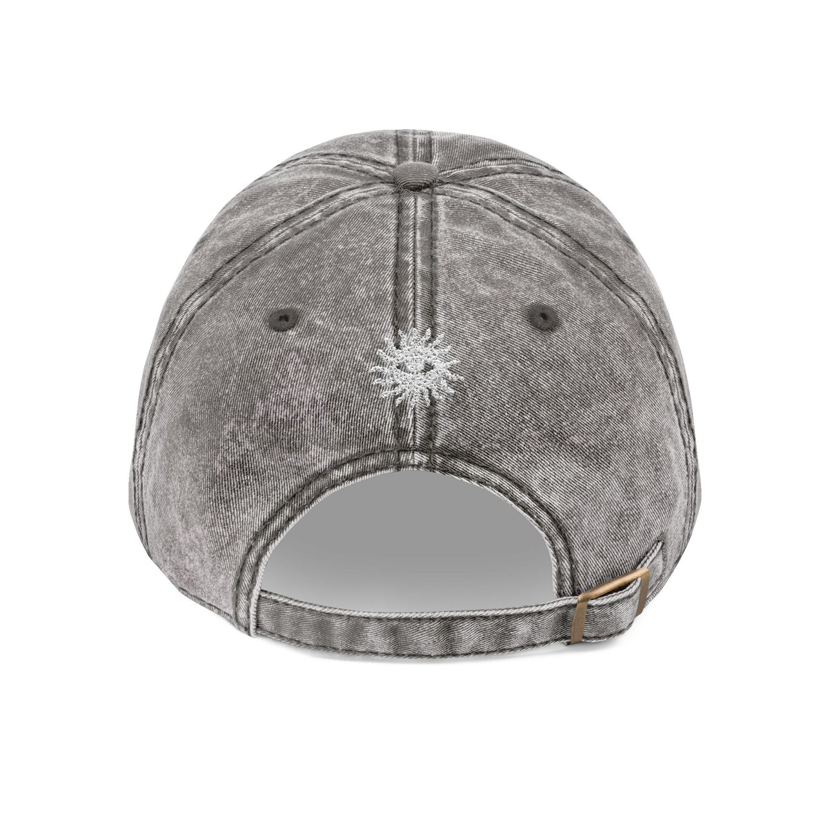 Dark Charms vintage cap, cream on cream