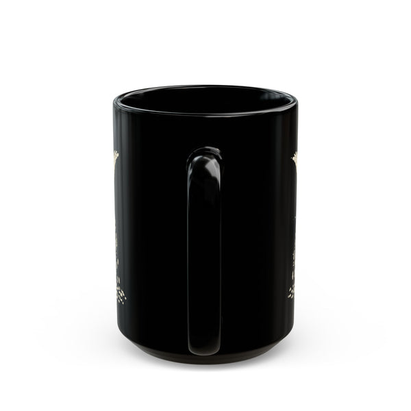 Ace of cups mug, black