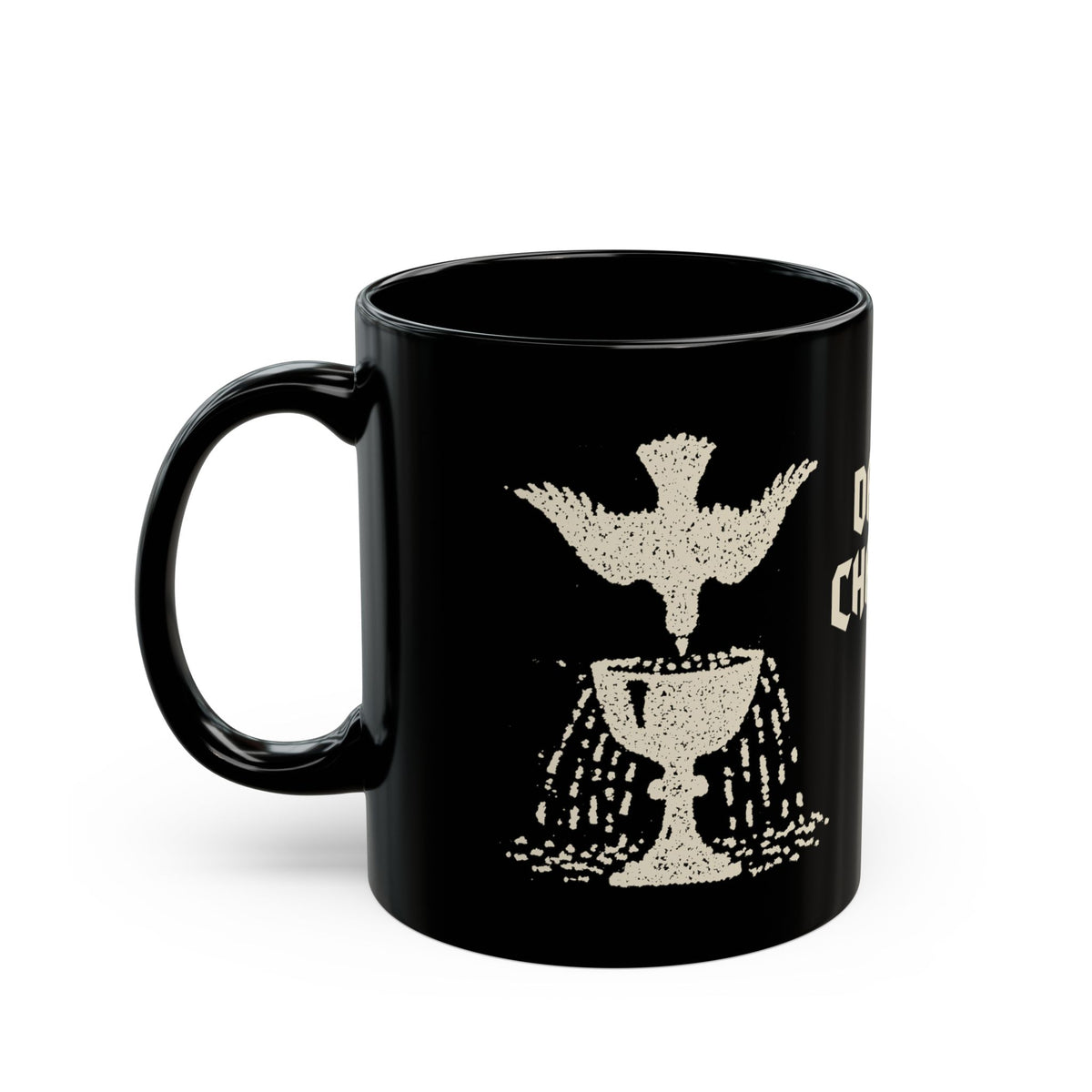 Ace of cups mug, black