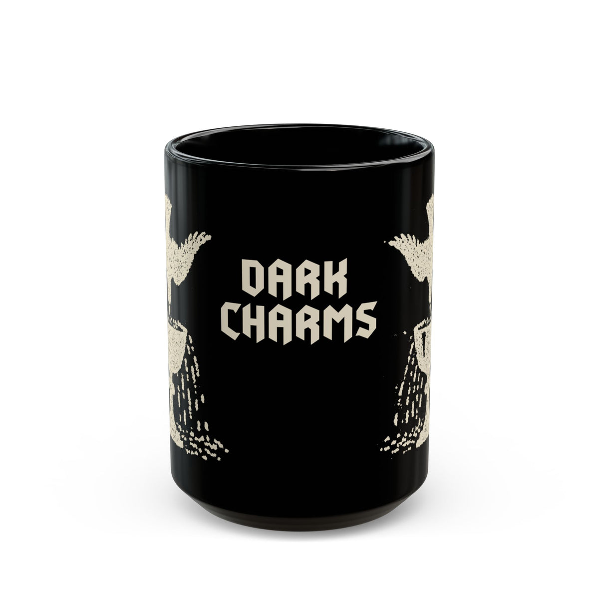 Ace of cups mug, black