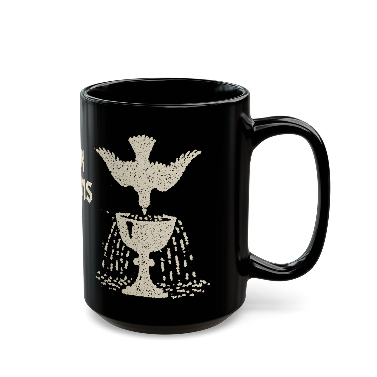 Ace of cups mug, black