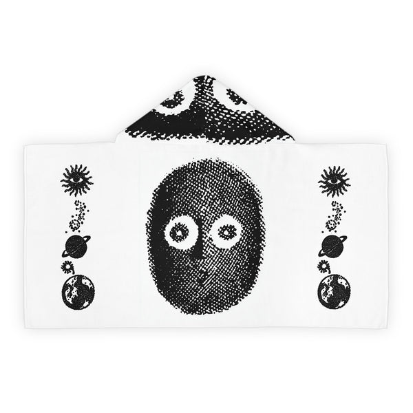 A strange feeling youth hooded towel