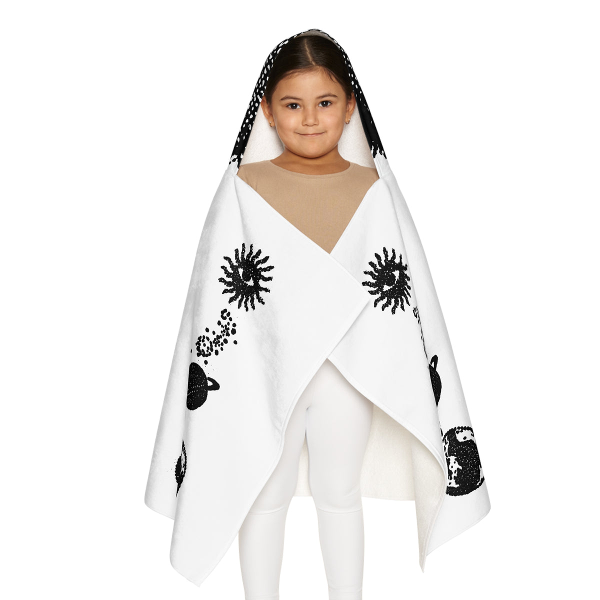 A strange feeling youth hooded towel