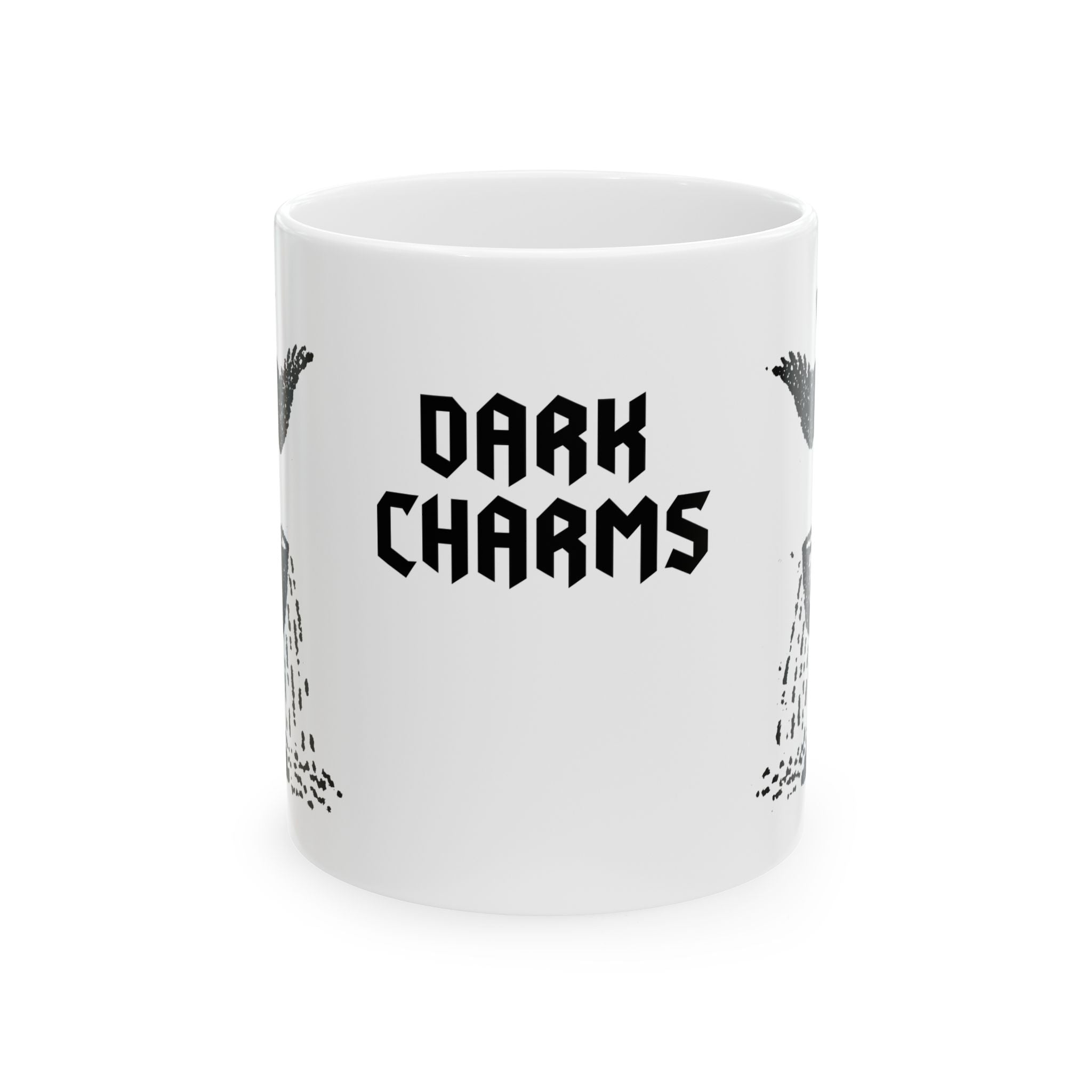 Ace of cups mug, black on white Secondary image