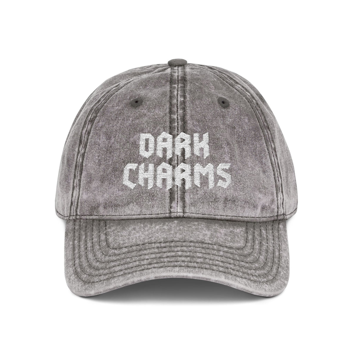 Dark Charms vintage cap, cream on cream Main image