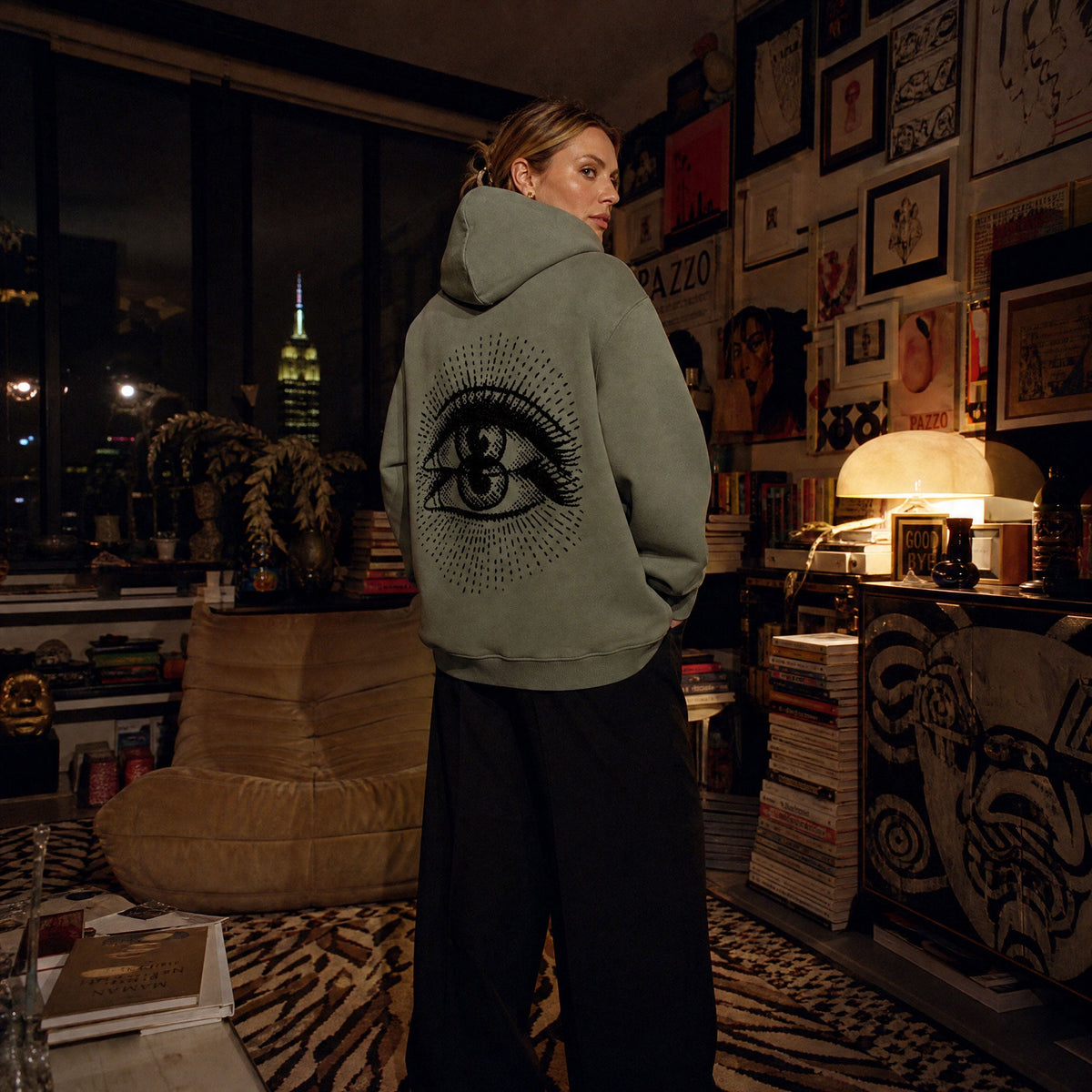 Mirror Eye Oversized Hoodie