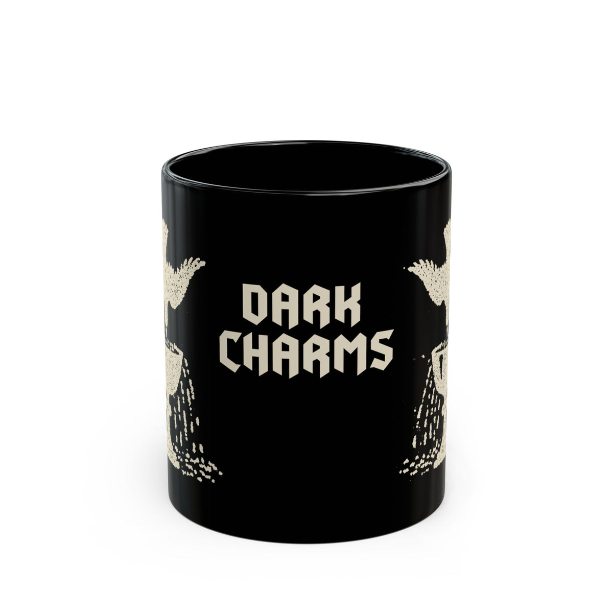 Ace of cups mug, black