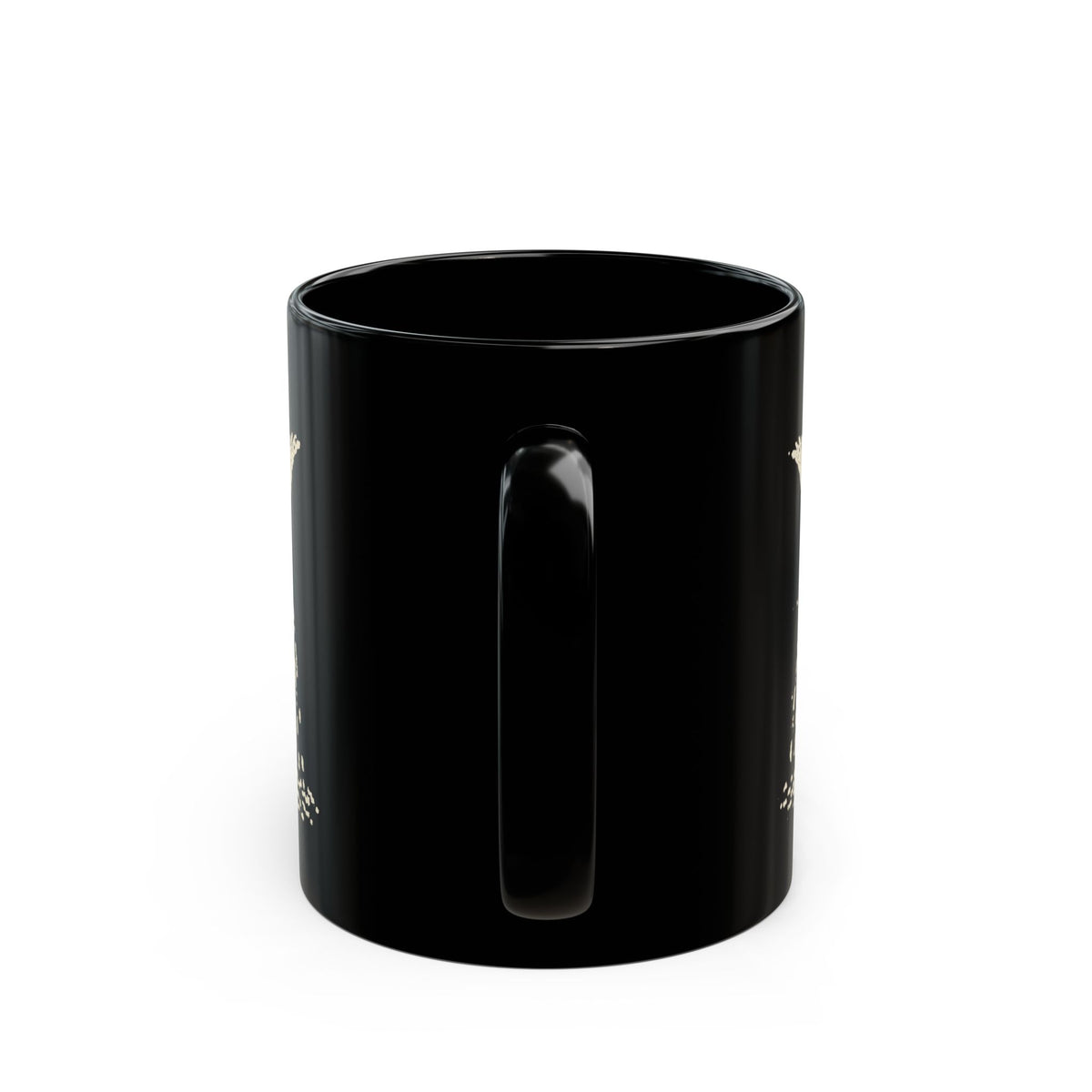 Ace of cups mug, black