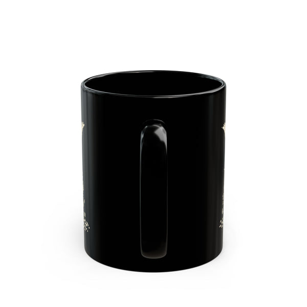 Ace of cups mug, black
