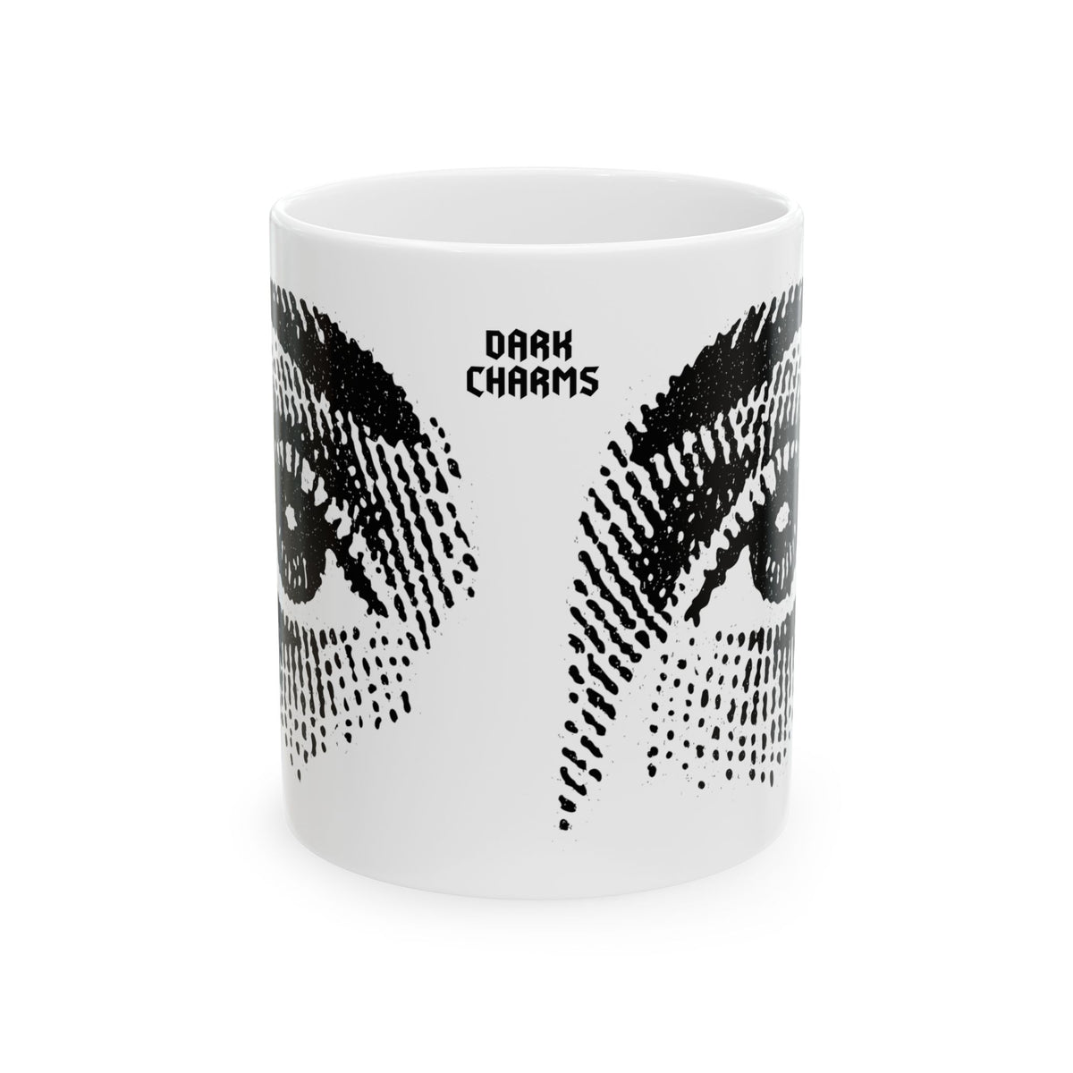 Eyes of longing mug, black on white Main image