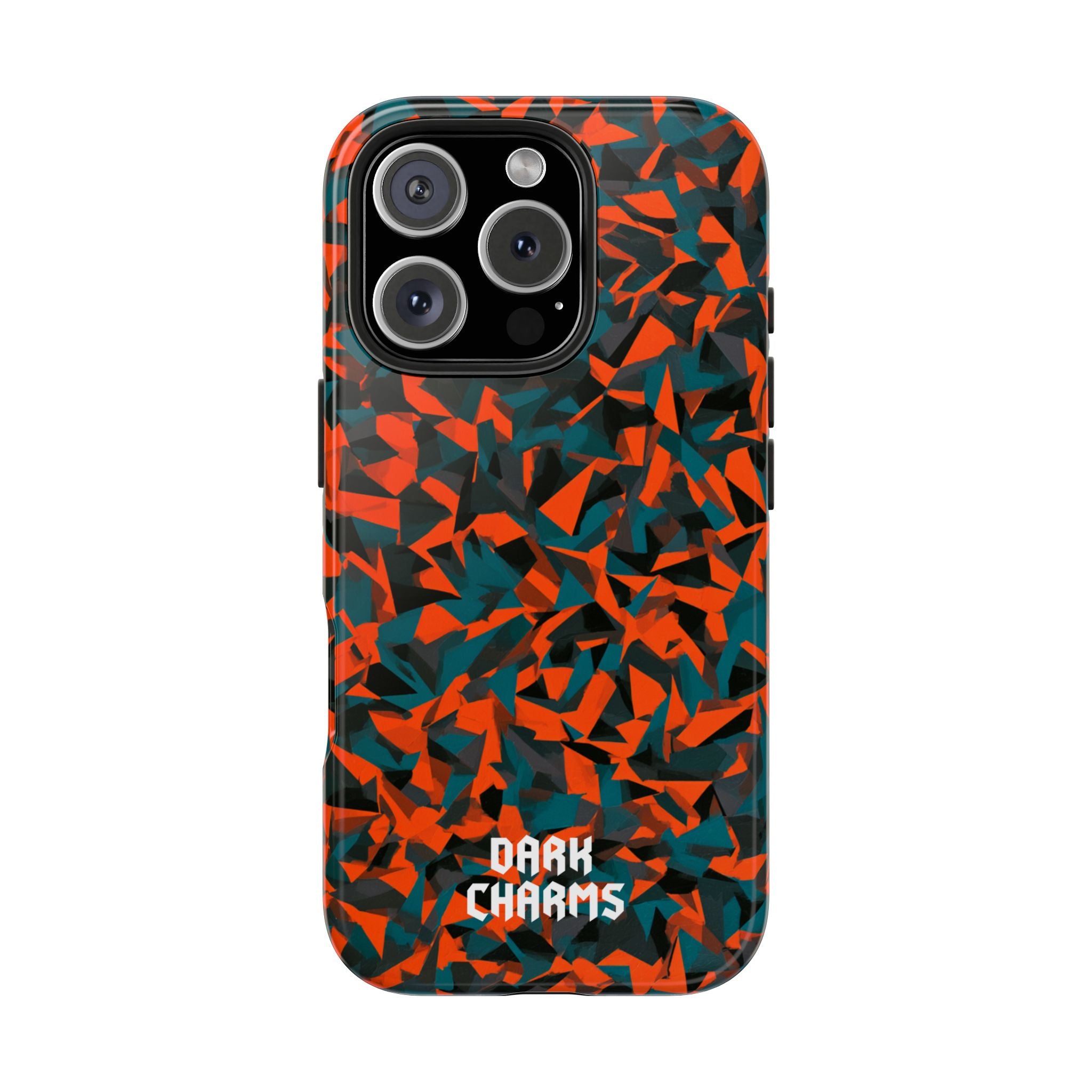 Orange fracture phone case Main image