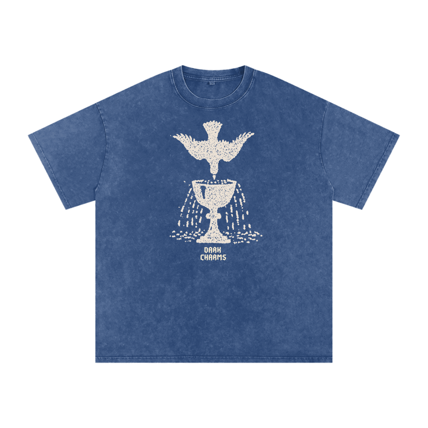 Ace of cups oversized tee, cream print